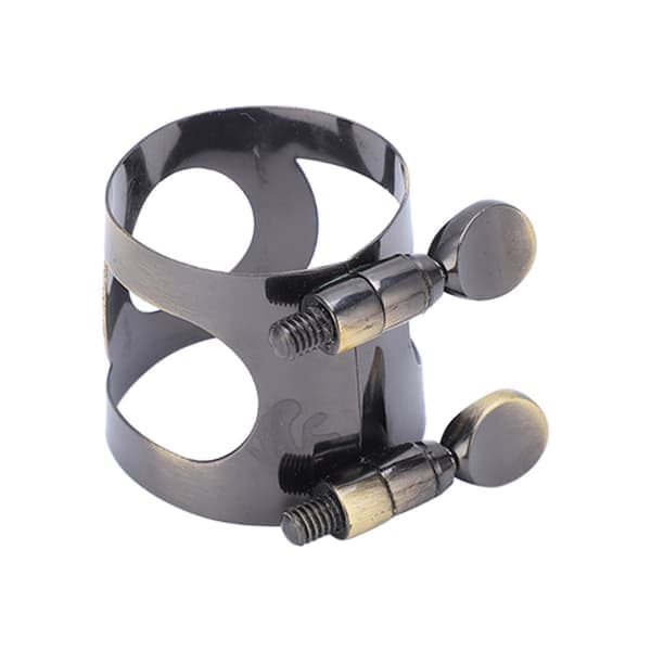 Saksofonligatur Munnstykke Brakett Saksofon Metallklips Musikkinstrument Tilbehør Tenor Antikk Bronse