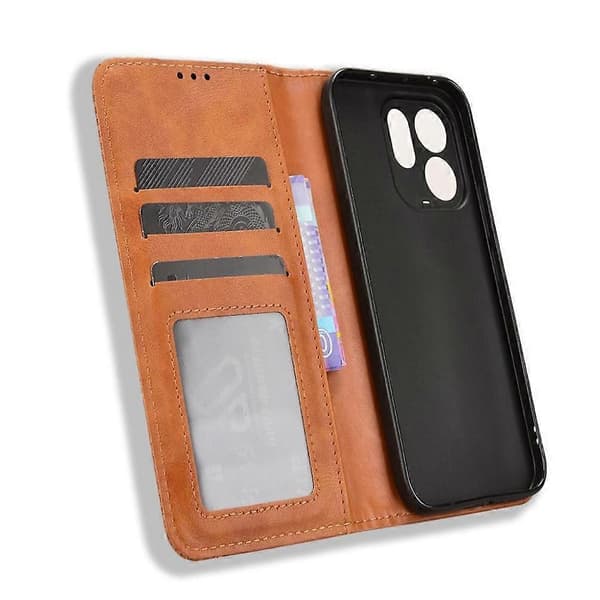 Flipfodral för vivo V70 5G Vävd Textur PU Läder Plånboksfodral Korthållare Stativ Fallskydd
