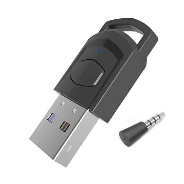 Bluetooth-sändare 5.0 för PS5 / PS4 / PC - Svart