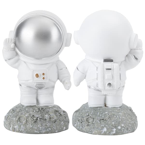 Harpiks Astronaut Statue Romleketøy Rommann Skrivebordsdekorasjoner Kontorpynt