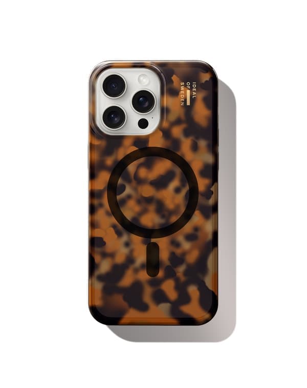 Gennemsigtigt Cover MagSafe iPhone 15 Pro Max Tortoise Brown