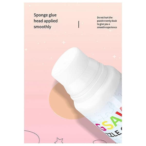 Puslespilslim, 120 ml puslespilslim med svampespids, giftfri og hurtigtørrende puslespilsbeskytter