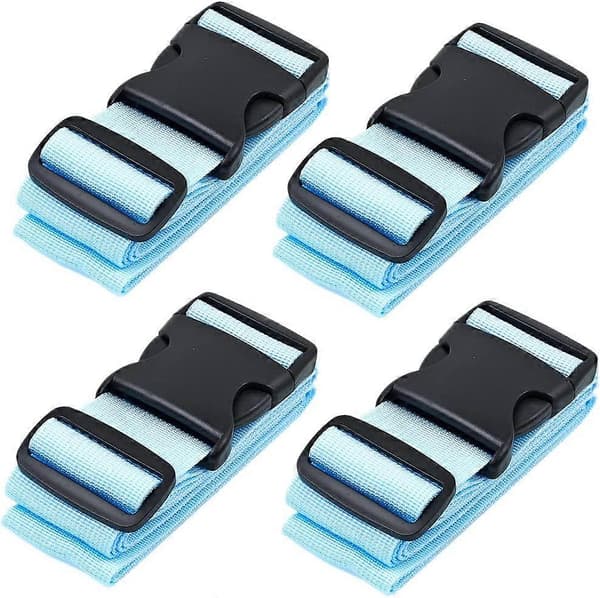 Bagagestropper for kofferter, 4-pakning