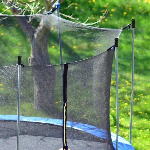 8 st svarta plastskydd för trampolinstolpar, trampolinsäkerhetsskydd