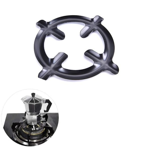 1 stk jern gasskomfyr gryte kaffe mokka gryte stativ reduserende ringholder Shytmv