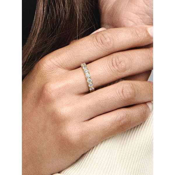Pandora - Glitrende Evighetsring - 14k gullbelegg Omkrets: 58mm Circumference: 58mm