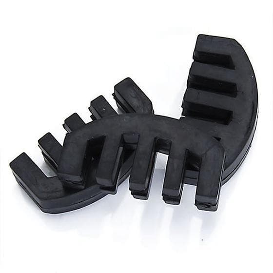 Svart gummistopper for 4/4 fiolin