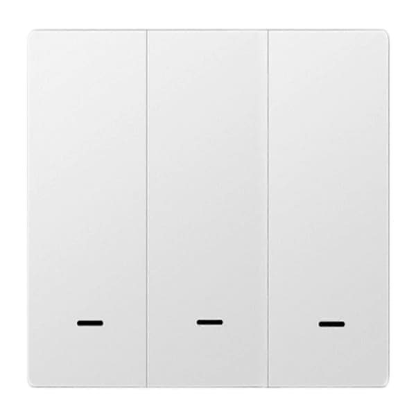Zigbee Intelligent Bryter Null Brannledning 3 Bryter Hvit
