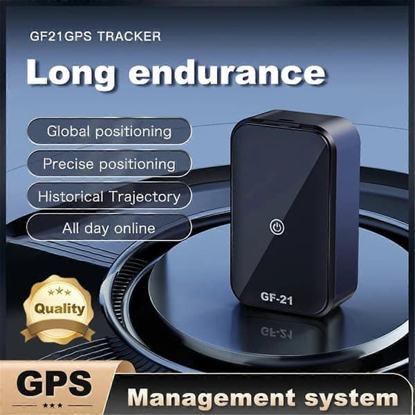 GF21 Tracker Nøyaktig posisjonering Mini Bilsporer Universell Sykkelsensor for Eldre og Barn - Perfekt