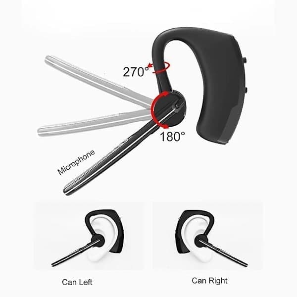 V8 Rtsport Bluetooth-hörlurar Trådlösa Stereo HD Mikrofon Hörlurar Bluetooth Handsfree Bilkit Med Mikrofon För Smarttelefon