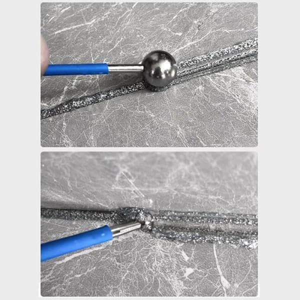IC 1/4 stk Profesjonelle DIY Verktøy for Polymerleire i Rustfritt Stål Fyll A5