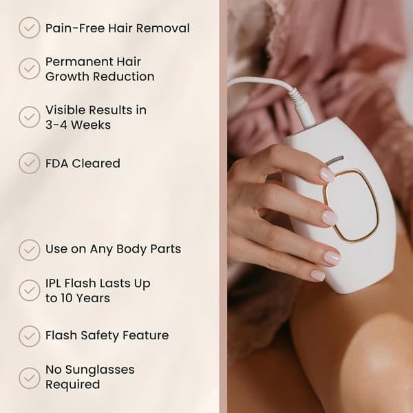 Epilator, IPL Epilator Pulsed Light, Pulsed Light Epilators, For Face, Armpits, Legs and Body