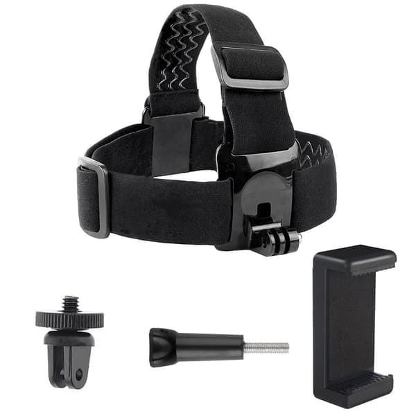 Hodebånd for GoPro-kamera og mobil