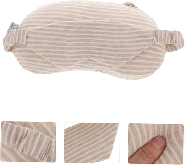 Ögonbindel Kudde Sovmask för flickor Ergonomisk Nackstöd Resenackkudde för flygplan och kontorsbruk