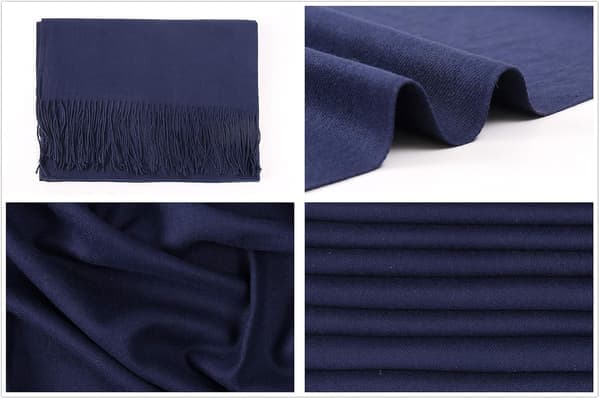Dame Tørklæder Pashmina Sjaler og Wraps til Bryllup Tørklæder til Kvinder Vinter Navy Navy