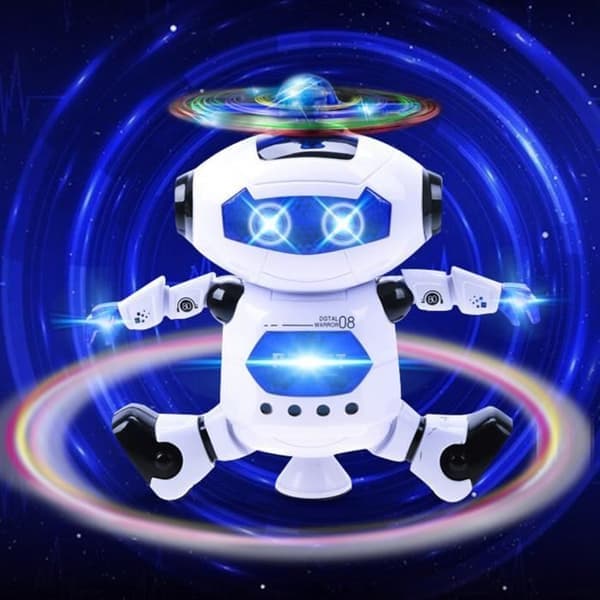 Syngende og dansende robotleker for gutter og småbarn, 3-6 år, jule- og bursdagsgave
