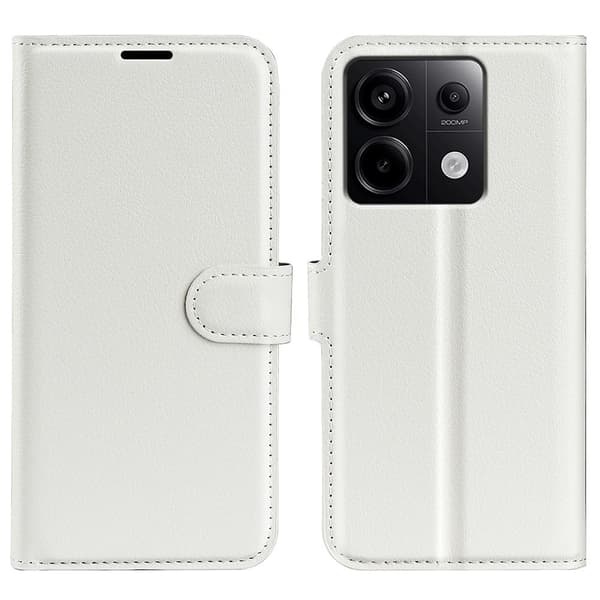 Klassiskt Xiaomi Redmi Note 13 Pro 5G Fodral - Vit Vit