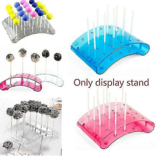 20 hull kakekjærlighet display/stativ/baser/hylle bueformet DIY bakeutstyr kakeverktøy kjøkkentilbehør godteri dessertholder