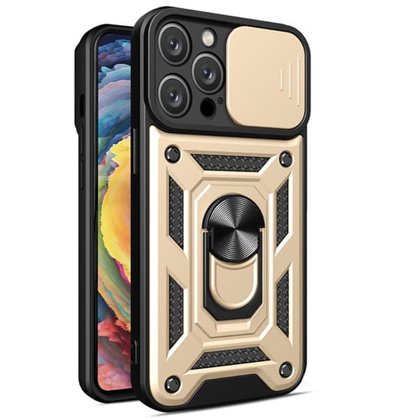 iPhone 15 Pro Max Armor Case Kombinerad Stil och Hållbarhet Grön Grön
