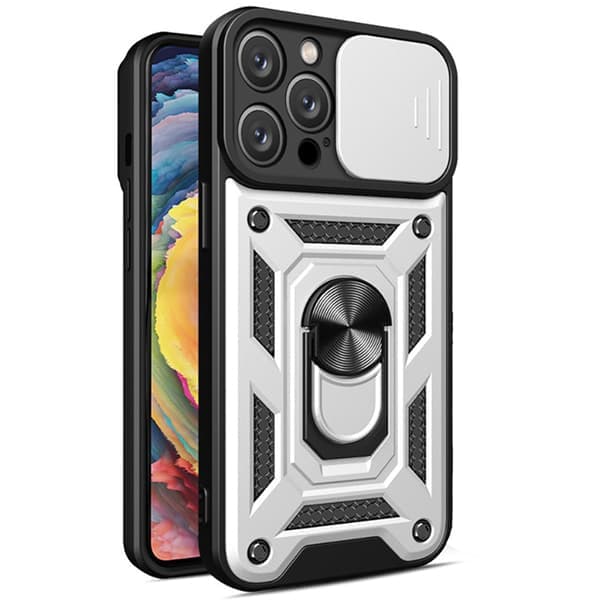iPhone 15 Pro Max Armor-deksel Kombinert stil og holdbarhet Gull Guld