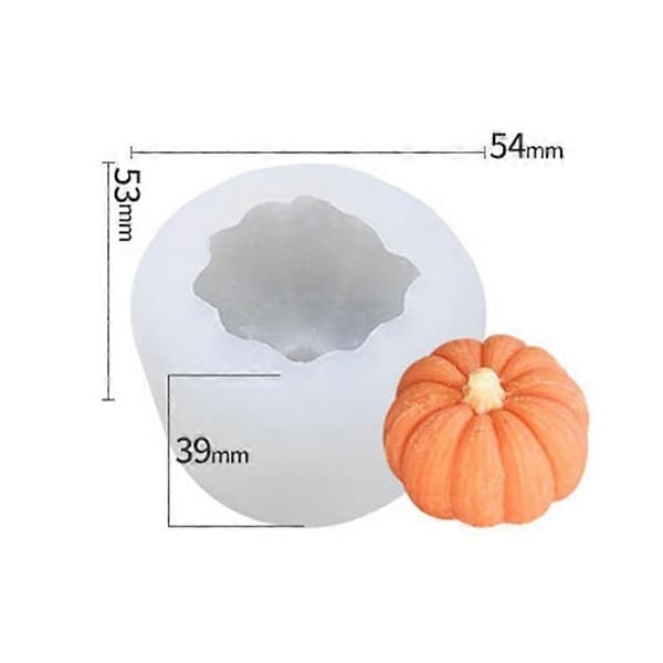 Halloween tredimensionel græskarkage DIY duftlys silikoneform, specifikation: SW-45