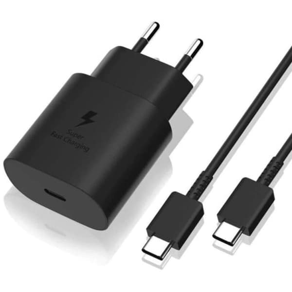 Original Samsung EP-TA800 25W superhurtig oplader, sort