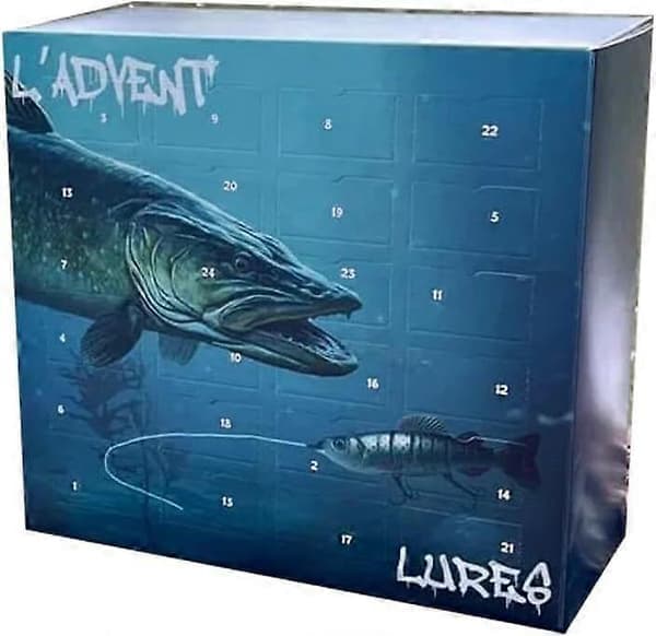 LADVENTLURES 2024, Fiskekalender, Julklappar för fiskeutrustning e