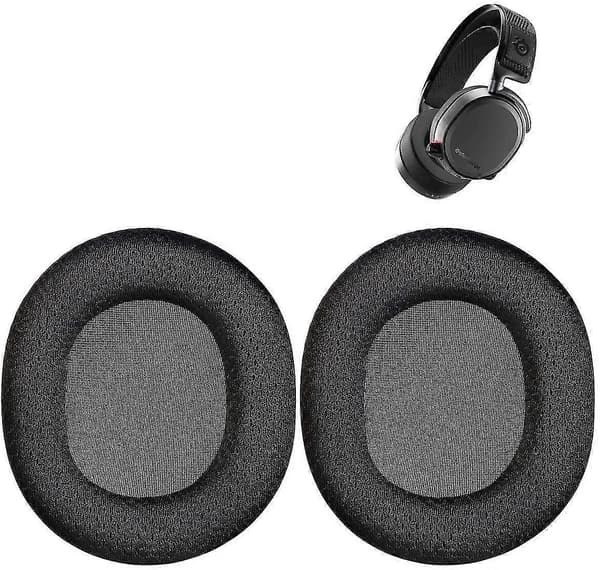 1 par erstatningsøreputer kompatible med Steelseries Arctis Pro, Arctis 7, Arctis 5, Arctis 3