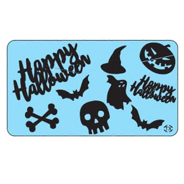 1 PC Akryl DIY Halloween Stil Mønster Bagekage Fondantforme Kranie Spøgelse Græskar Kiks Cookie Cutter Stempelform