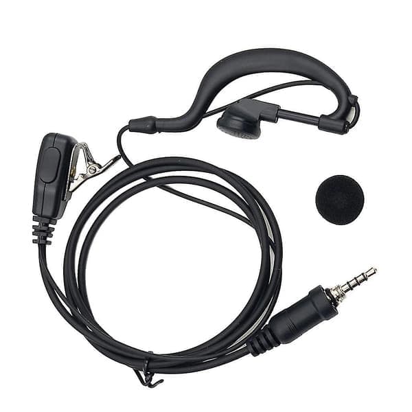 Ørestykke Headset PPT til Yaesu Vertex Radio VX-6E VX-6R VX-7E VX-7R VX-120-HY