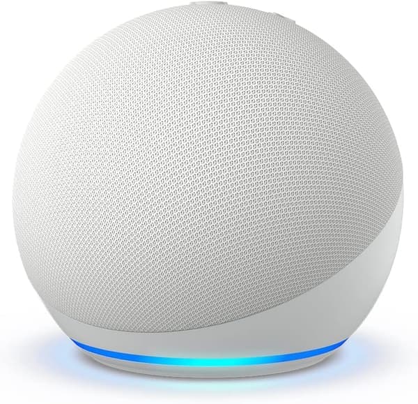 Bluetooth- og Wi-Fi-smart-højttaler med endnu større lyd, med Alexa | Hvid