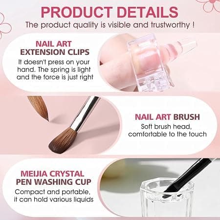 Poly Gel Slip Solution Kit - 150ml Slip Solution for Extension Poly Gel