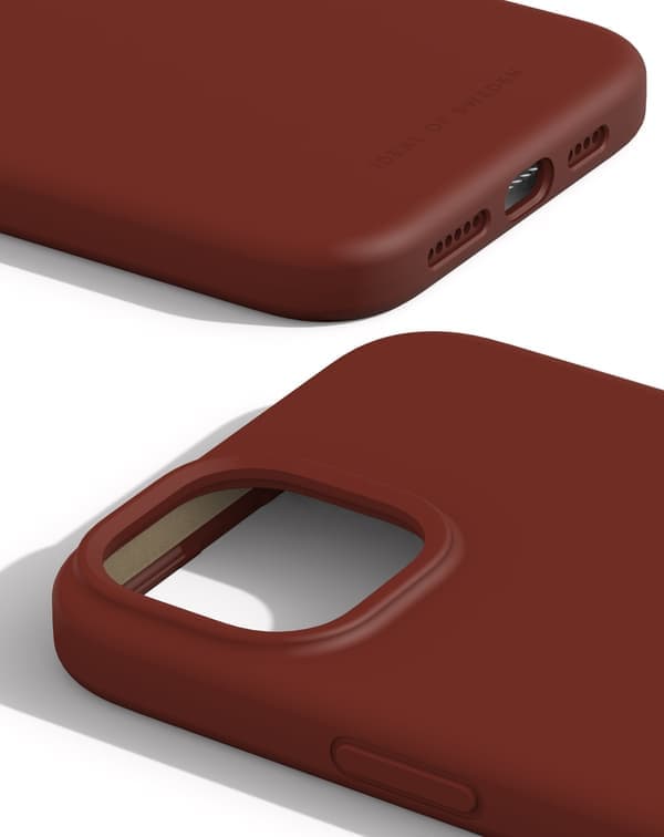 Silikondeksel iPhone 15 Plus Mørk Amberbrun