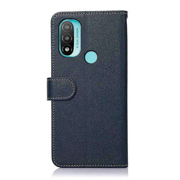 Til Motorola Moto E20 / E40 KHAZNEH Litchi tekstur læder RFID telefoncover