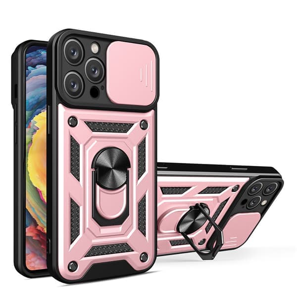 iPhone 15 Pro Max Armor Case Kombinert Stil og Holdbarhet Sølv Silver