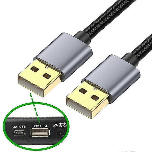 5m 480Mbps USB 2.0 Typ A Hane till Hane Förlängningskabel för Digitalkamera Skrivare Skanner
