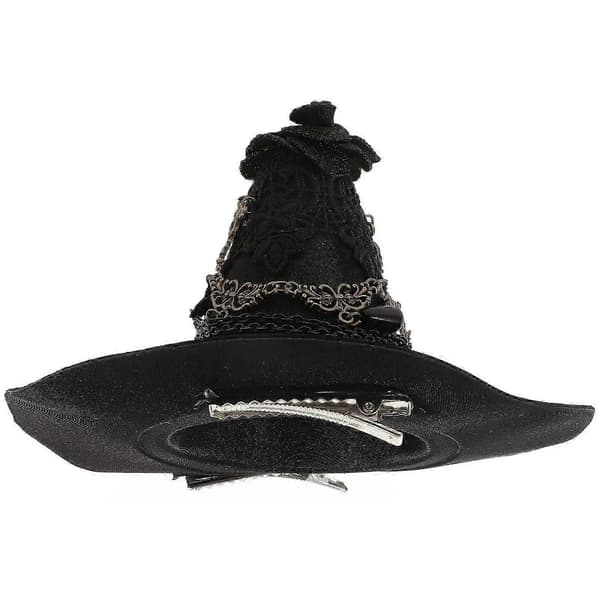 Troldmandshat Hårklemmer .5x14.5x8.5cm Halloween Hatte Til Kvinder 1 Stk