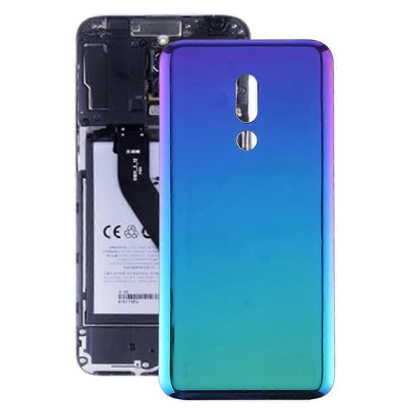 För Meizu 16th M822Q M822H Batteribakstycke Blå