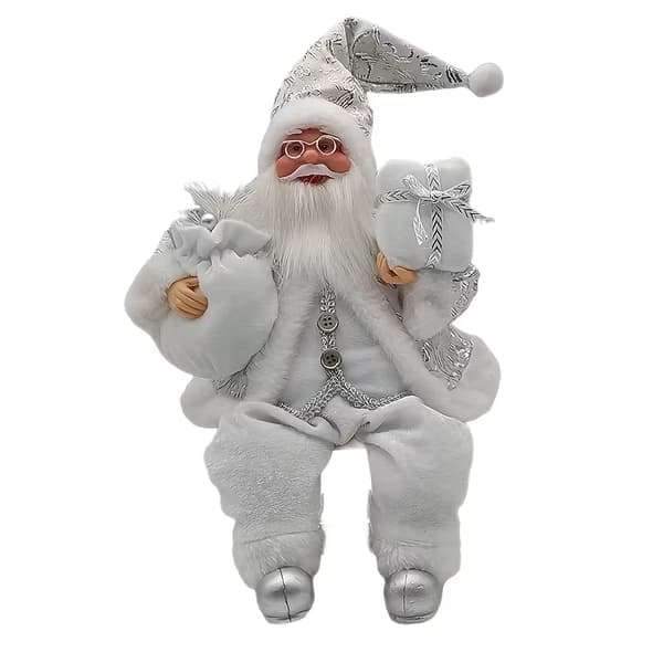 En traditionel julemandsstatue julepynt