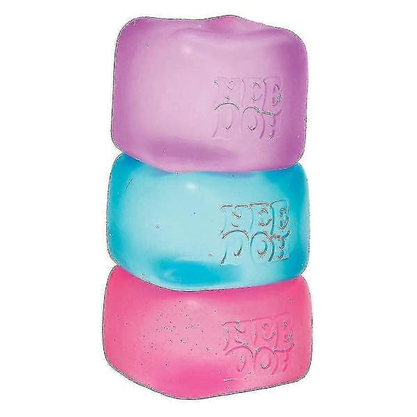 Schylling Nice Cube NeeDoh Stressboll - Sensoriska leksaker, ångest- och stresslindring - Superior KR