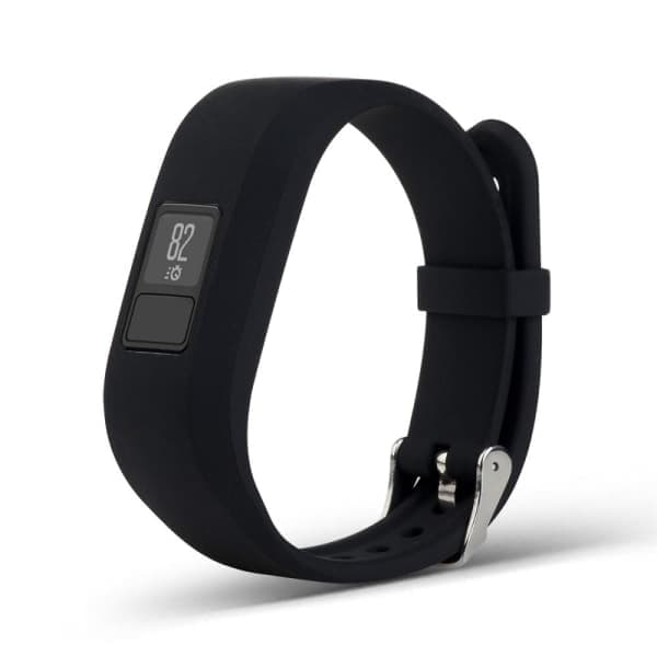 Silikonerem til Garmin Vivofit 3 - Sort Sort