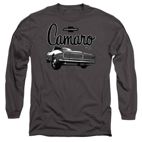 Chevrolet Unisex Voksen Script Bil Langærmet T-Shirt M Koksgrå M M