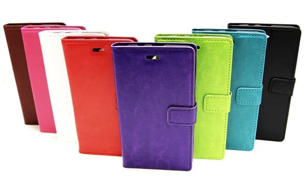 Crazy Horse Lompakko Lenovo K6 Musta Svart