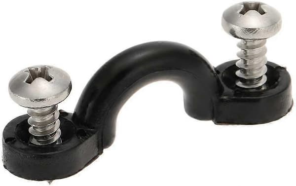 10 nylon bungee däcköglor för att fästa öglebandet 20 skruvar, lämpliga för båt kajak däckriggningssatser