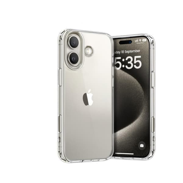 iPhone 16 gennemsigtigt mobiltelefoncover