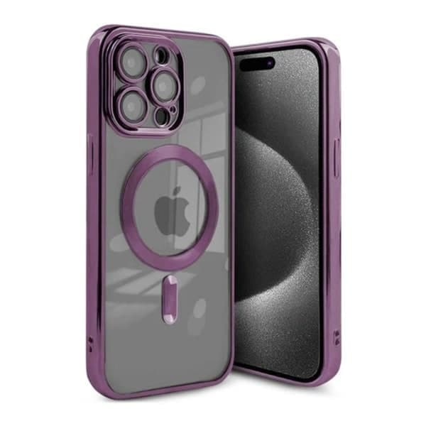 Ylellinen puhelinkotelo Magsafella iPhone 14 Pro Max - Puple Purple
