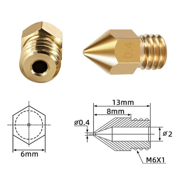 Ender-3 Hotend-sett montert ekstruder med Capricorn Bowden