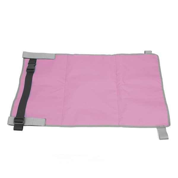 Flyvemadras til småbørn, foldbar, bærbar, babyseng til flyrejser, tilbehør, pink