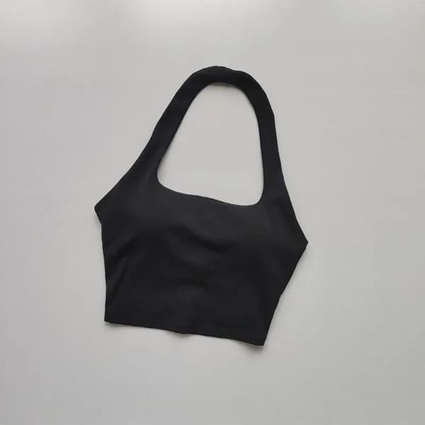 Halterneck trenings-BH HVIT M hvit M white M