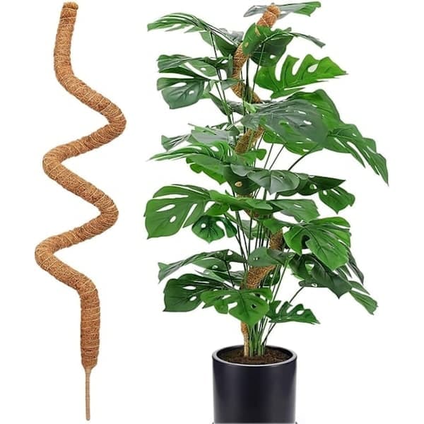 Mossstöd för växter 120 cm, böjbart mossstöd för klätterväxter Monstera Murgröna 1-pack 1-pack